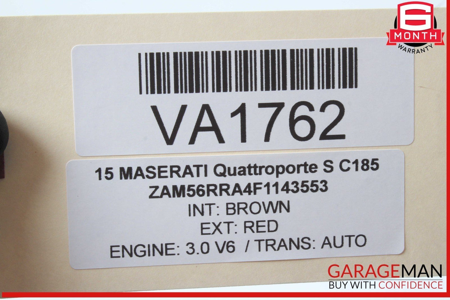 14-20 Maserati Quattroporte M156 Front Right Side Seat Control Switch Module OEM