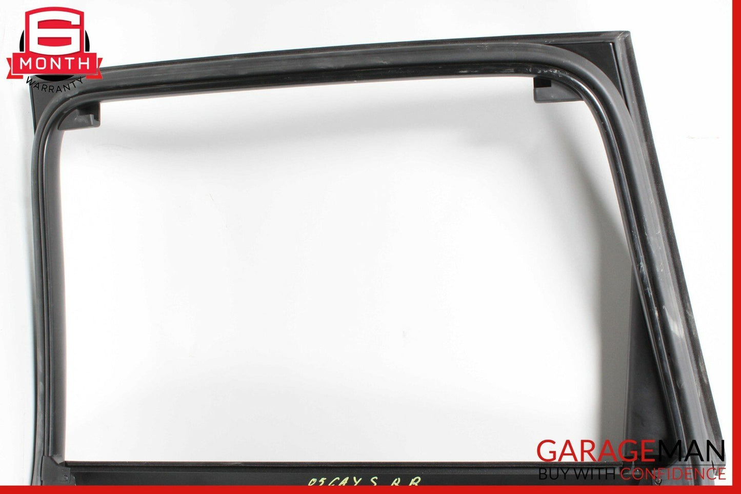 03-06 Porsche Cayenne 955 Rear Right Side Door Plate Window Frame Panel Assembly
