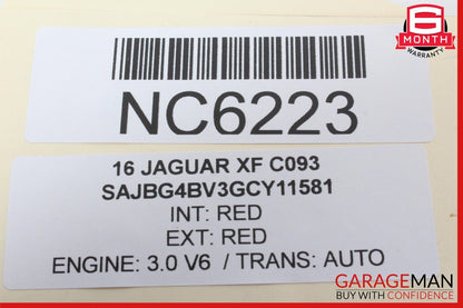 16-20 Jaguar XF Dash Front Left Driver Side AC A/C Air Vent Grille Grill OEM
