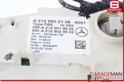 12-18 Mercedes W218 CLS500 E350 CLS400 Overhead Dome Light 2129002106 OEM