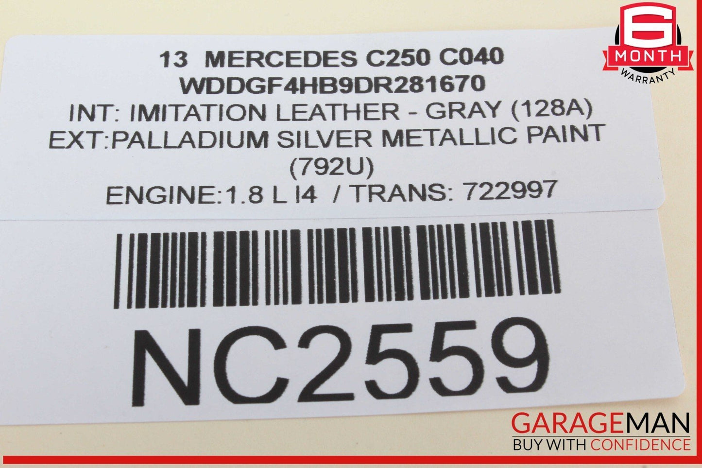 13-16 Mercedes W204 C250 Headlight Lamp Range Control Module Unit 1669003401 OEM