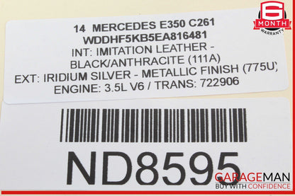 08-20 Mercedes W212 E350 CLS550 Headlight Fog Light Switch Control Module OEM