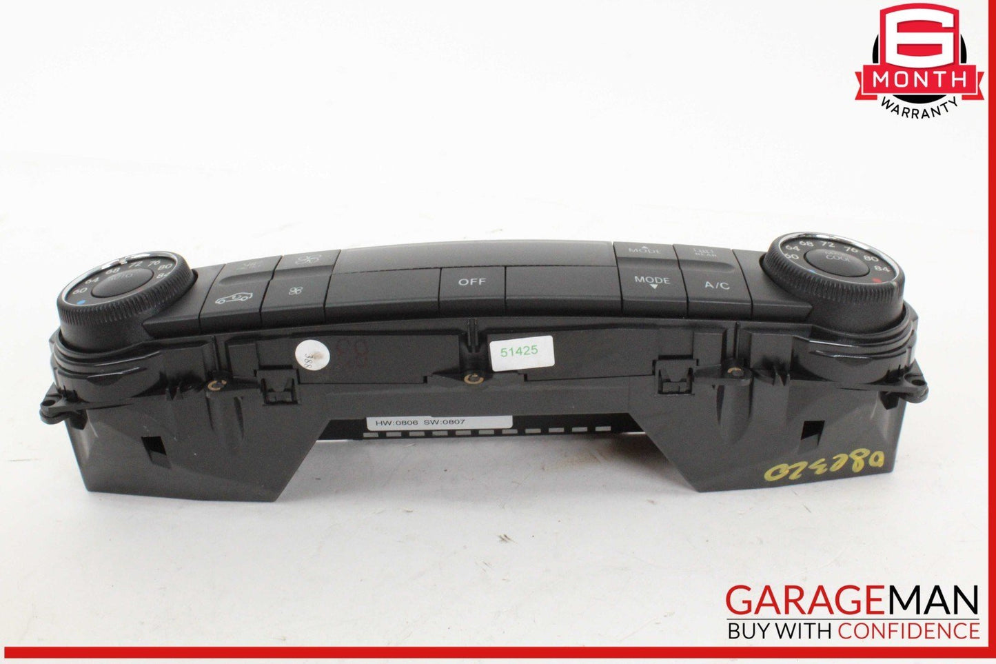 07-09 Mercedes W211 E320 E350 E550 AC A/C Climate Control Switch 2118301690 OEM