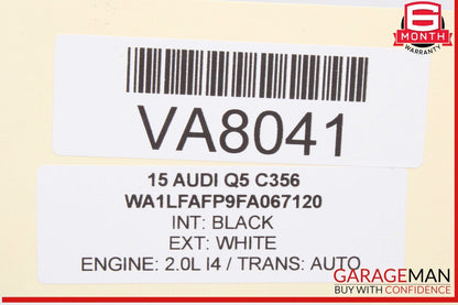 09-17 Audi Q5 SQ5 Rear Right Passenger Side Door Lock Latch Actuator 8K0839016D