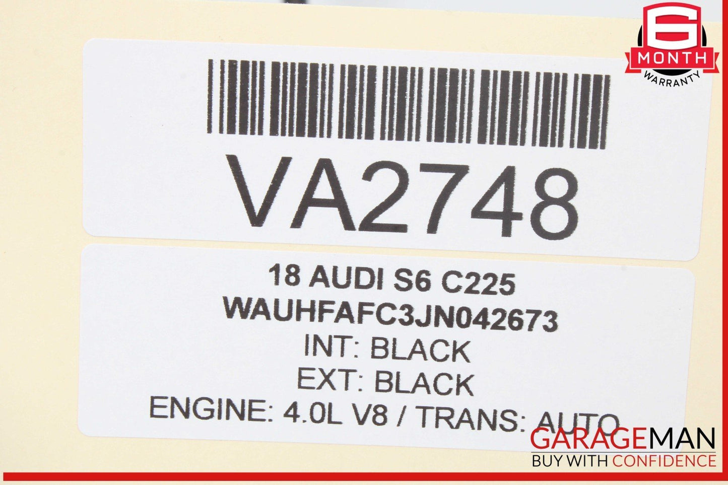12-18 Audi S6 S7 A6 A7 RS7 Front Left and Right Side Hood Strut Lift Support OEM