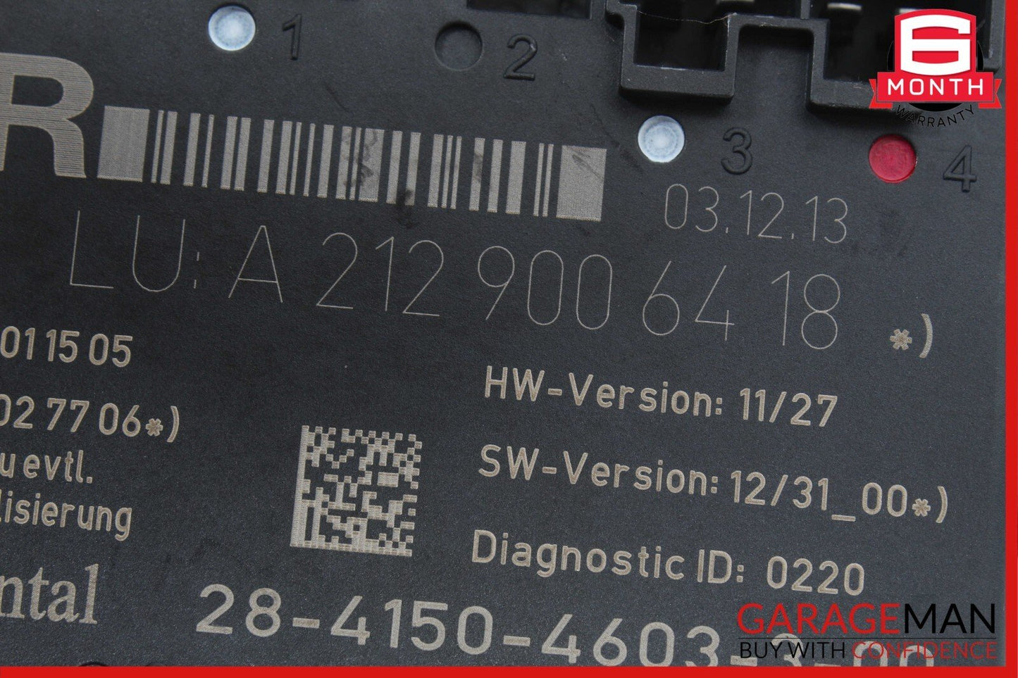 08-14 Mercedes W204 C250 C350 Front Right Door Control Module 2129006418 OEM