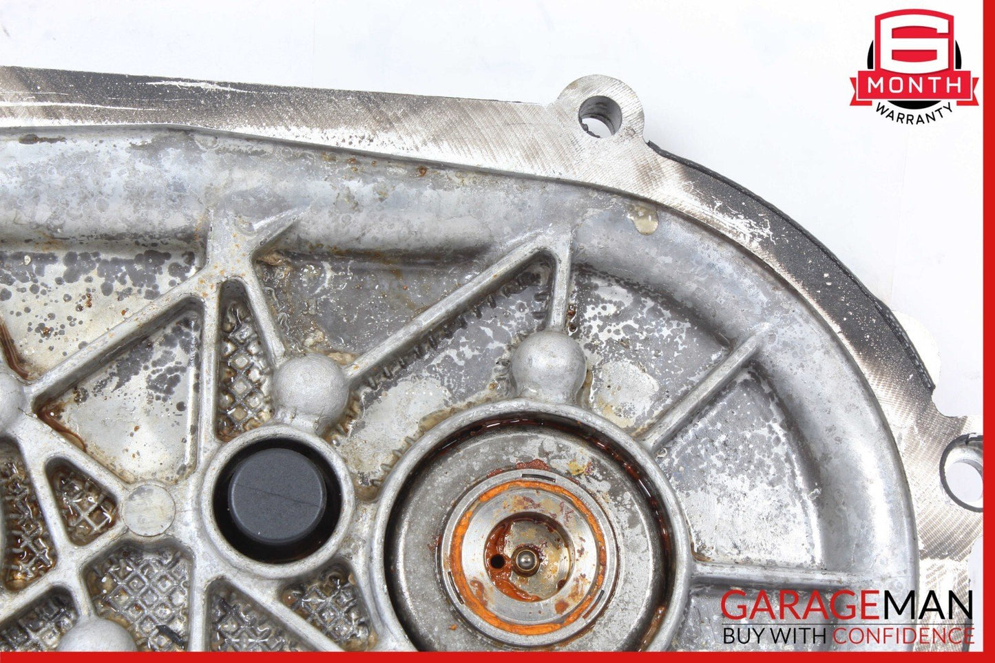 05-13 Mercedes W221 S400 E550 Front Left Side Engine Timing Chain Cover Plate