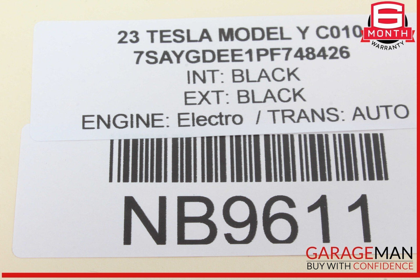 17-23 Tesla Model Y 3 Rear Trunk Subwoofer Sub Woofer Audio Sound Speaker OEM