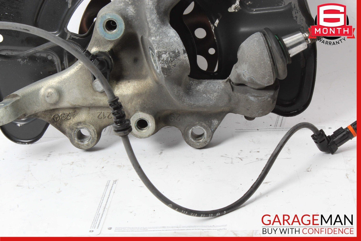 10-16 Mercedes W212 E350 Front Left Side Wheel Spindle Knuckle Hub Bearing OEM