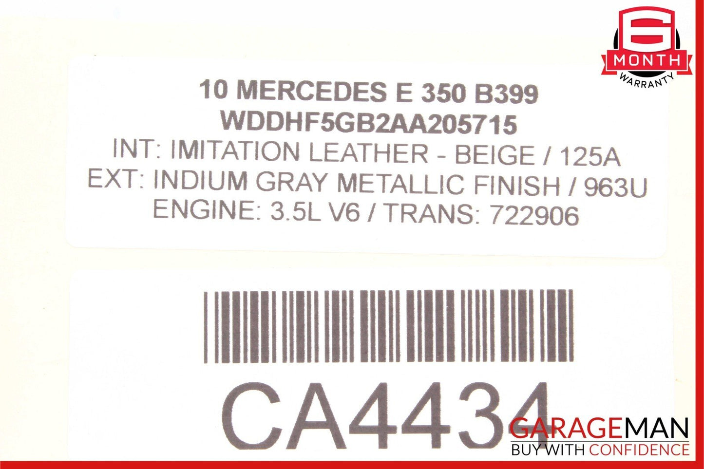 10-16 Mercedes W212 E350 Front Right / Left Side Lower Ball Joint OEM