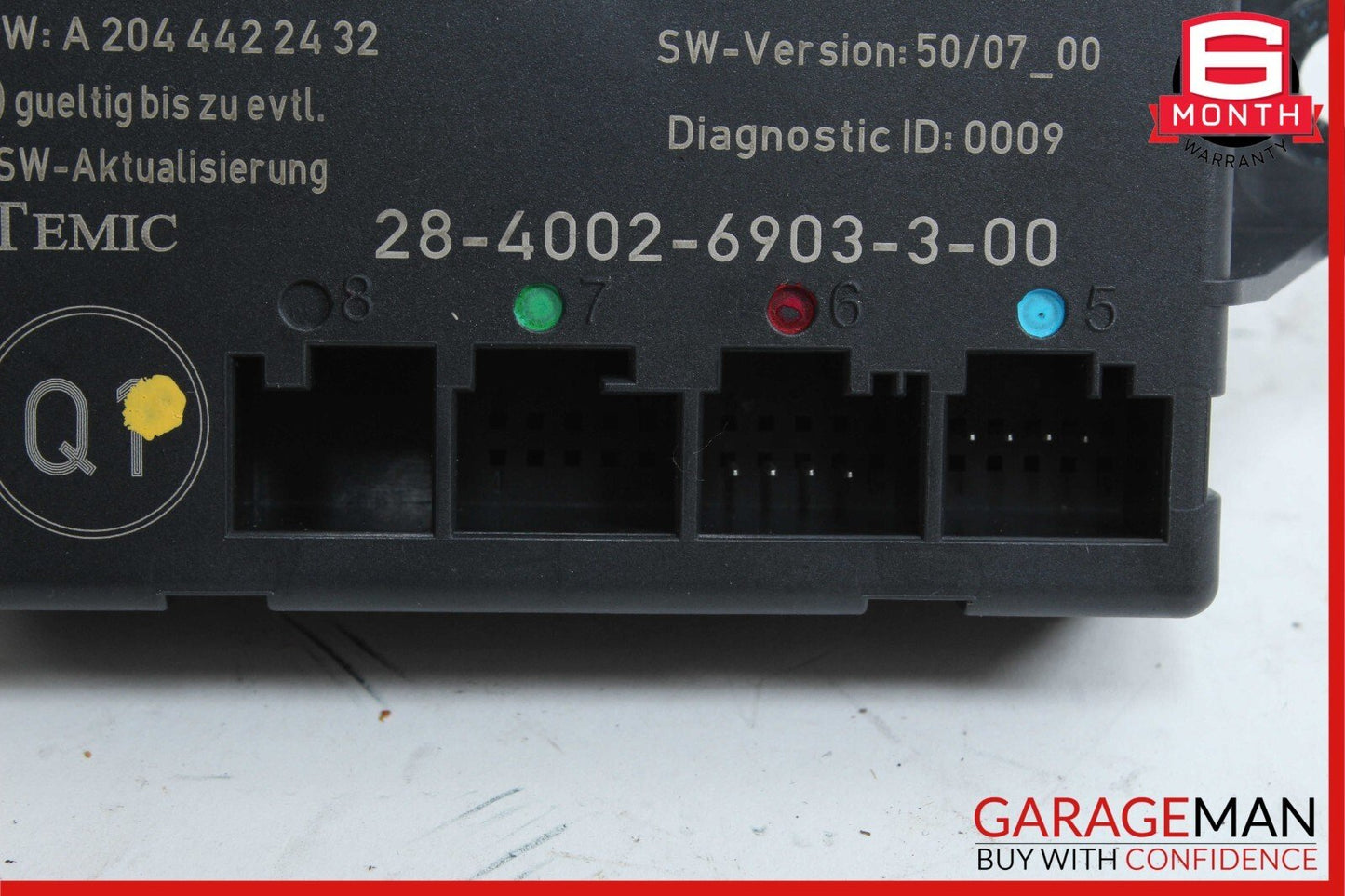 08-18 Mercedes W204 C300 C350 CLS500 Rear Left Side Door Control Module Unit