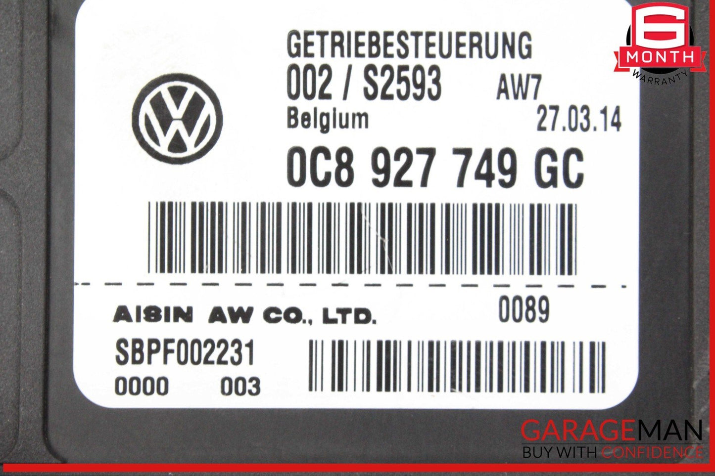14-16 Porsche Panamera 970 E-Hybrid Transmission Control Module Unit TCU TCM OEM