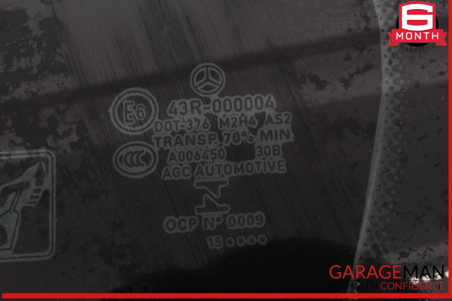 15-20 Mercedes W205 C300 C350e C400 Rear Left Side Door Window Quarter Glass OEM