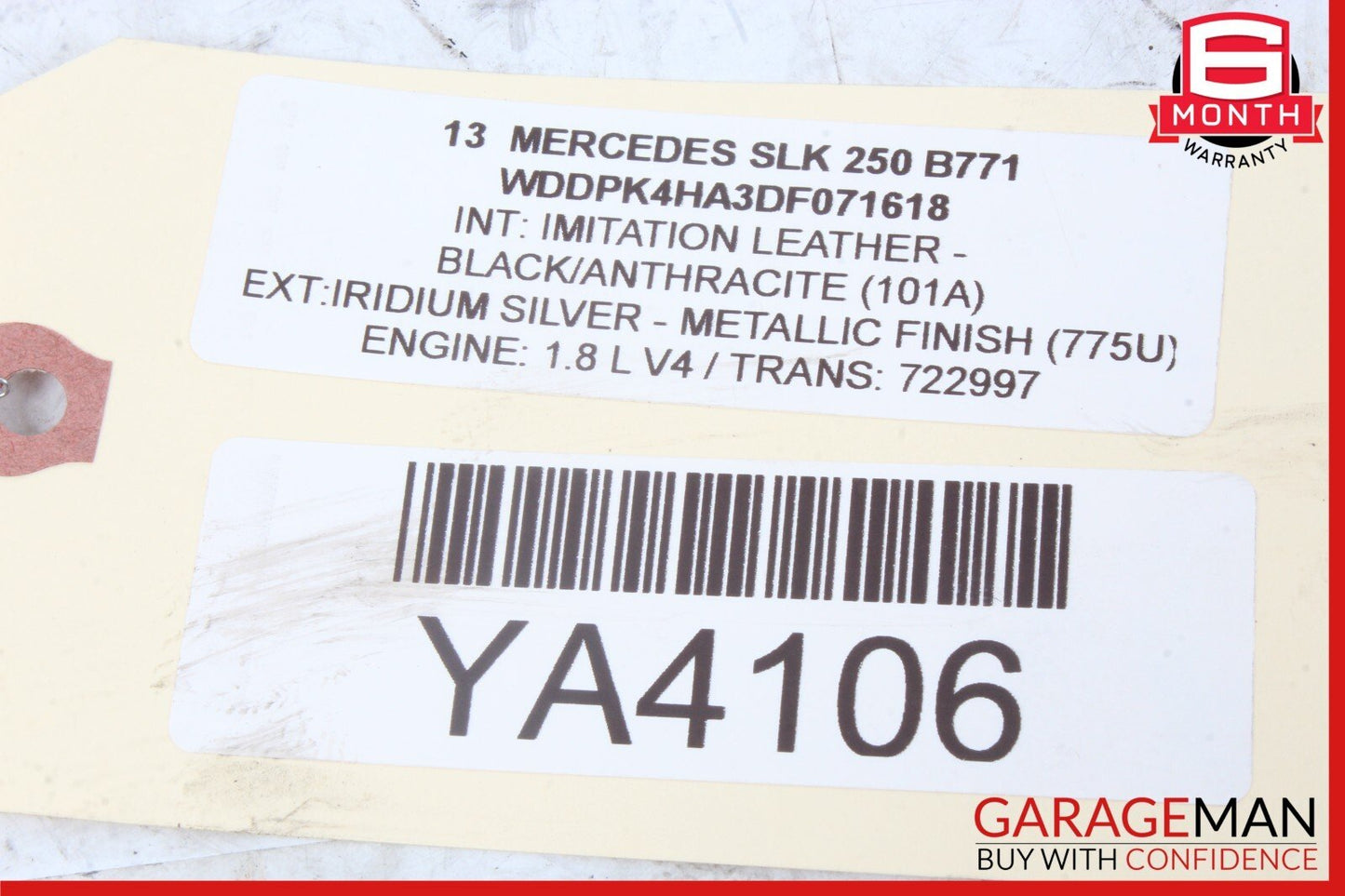 12-16 Mercedes R172 SLK250 Rear Right or Left Side Suspension Lower Control Arm