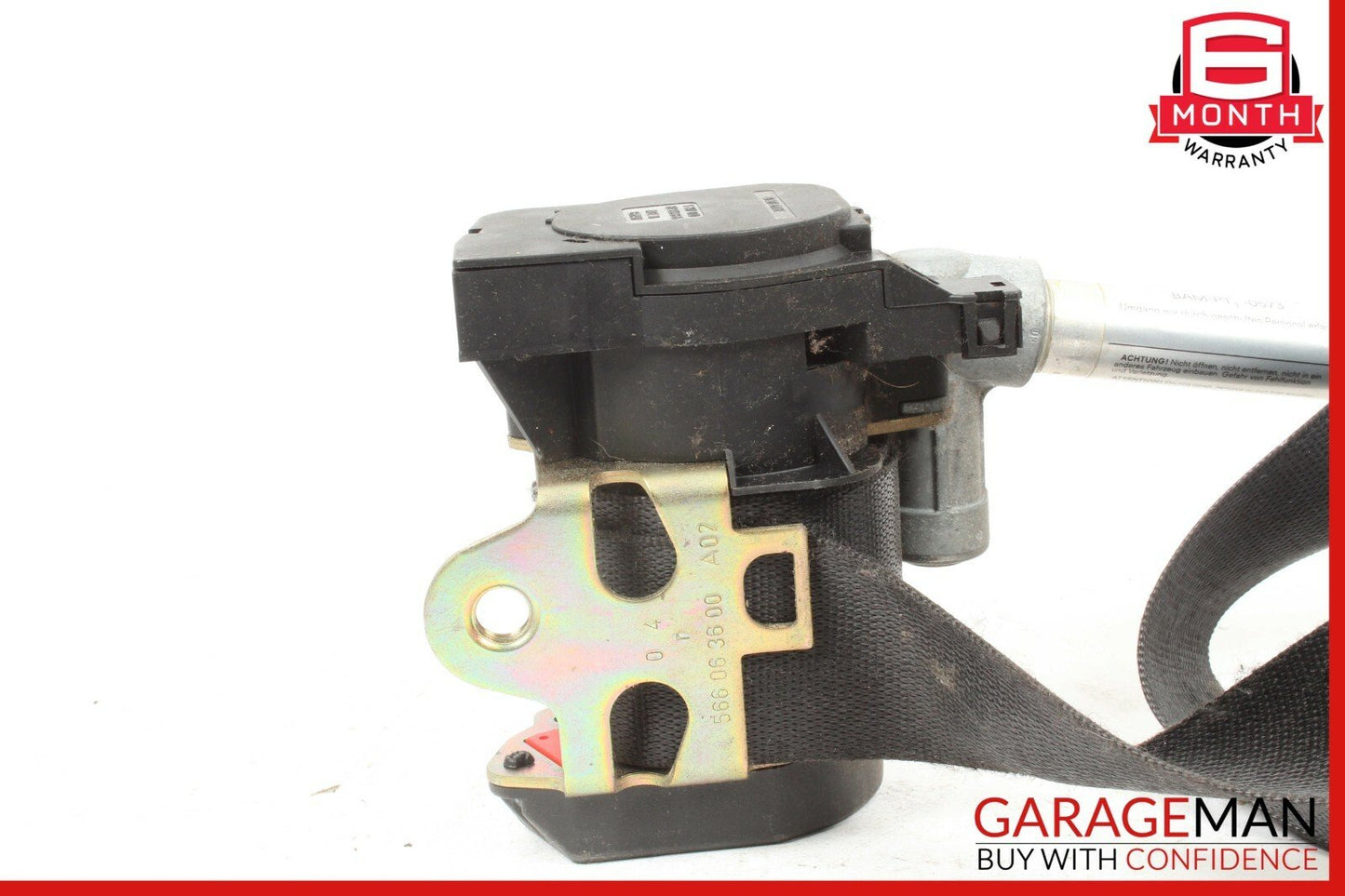 96-99 Mercedes W124 SLK230 Front Left Seat Belt Seatbelt Retractor Black OEM