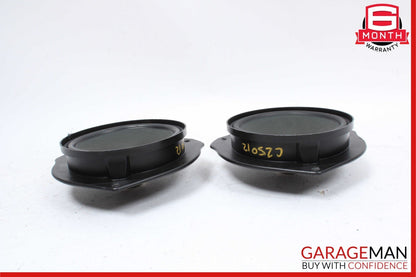 08-14 Mercedes W204 C250 Front Right & Left Door Sound Speakers Set of 2 OEM