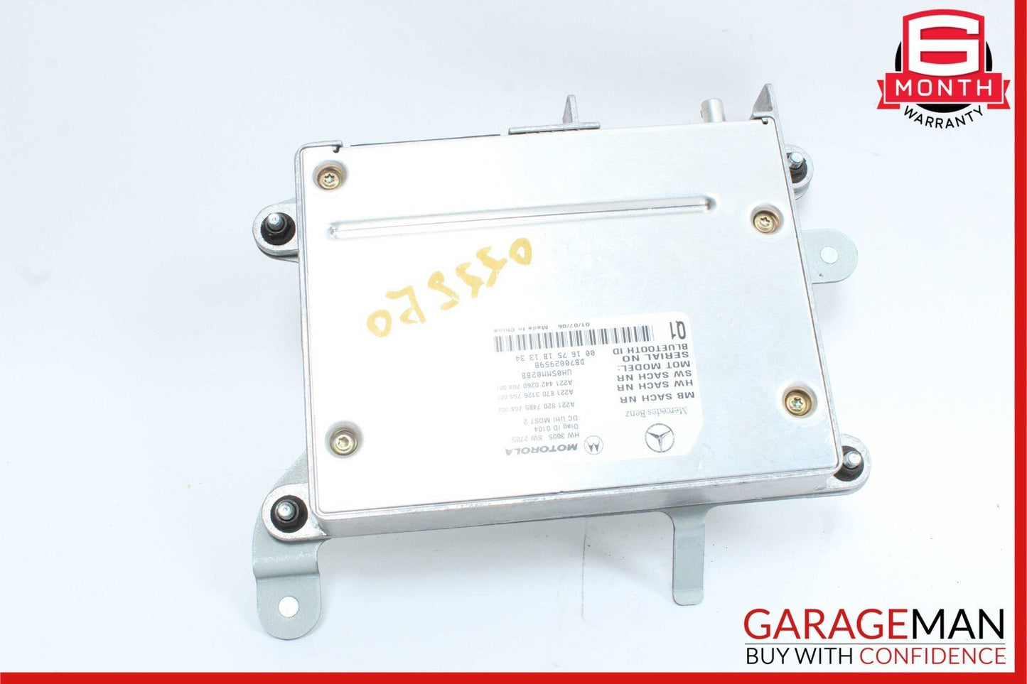 07-13 Mercedes W221 S550 S600 S63 AMG Bluetooth Control Module 2218207485 OEM