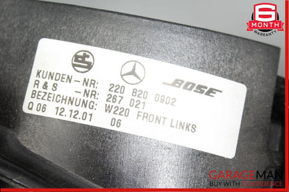 00-06 Mercedes W220 S430 S600 Front Left Side Door Audio Sound Speaker OEM