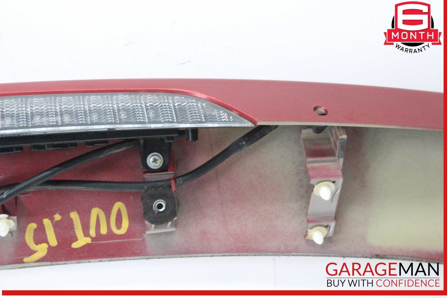 15-24 Mitsubishi Outlander Sport Tailgate Rear Upper Wing Spoiler Trim Red OEM