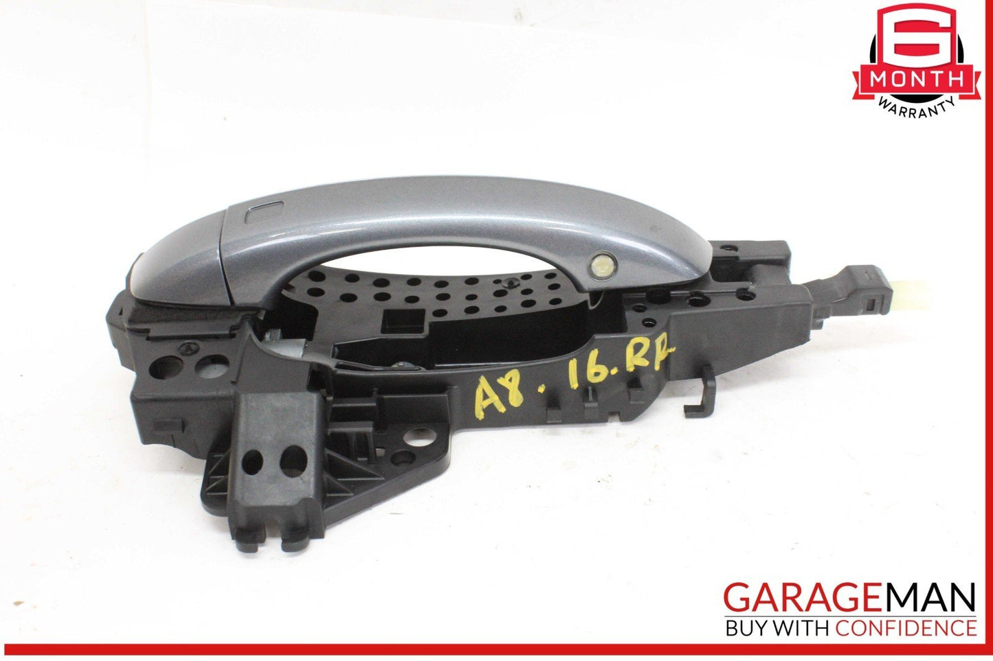 11-18 Audi A8 Rear Right Passenger Side Exterior Door Handle Gray 4H0839886 OEM