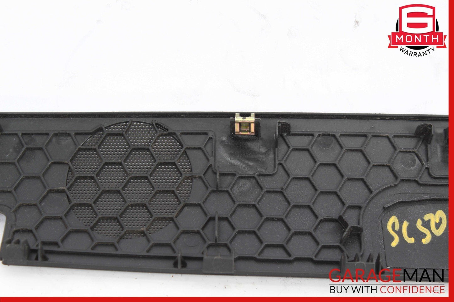 03-12 Mercedes R230 SL500 SL550 Rear Deck Speaker Cover Trim Panel Black OEM