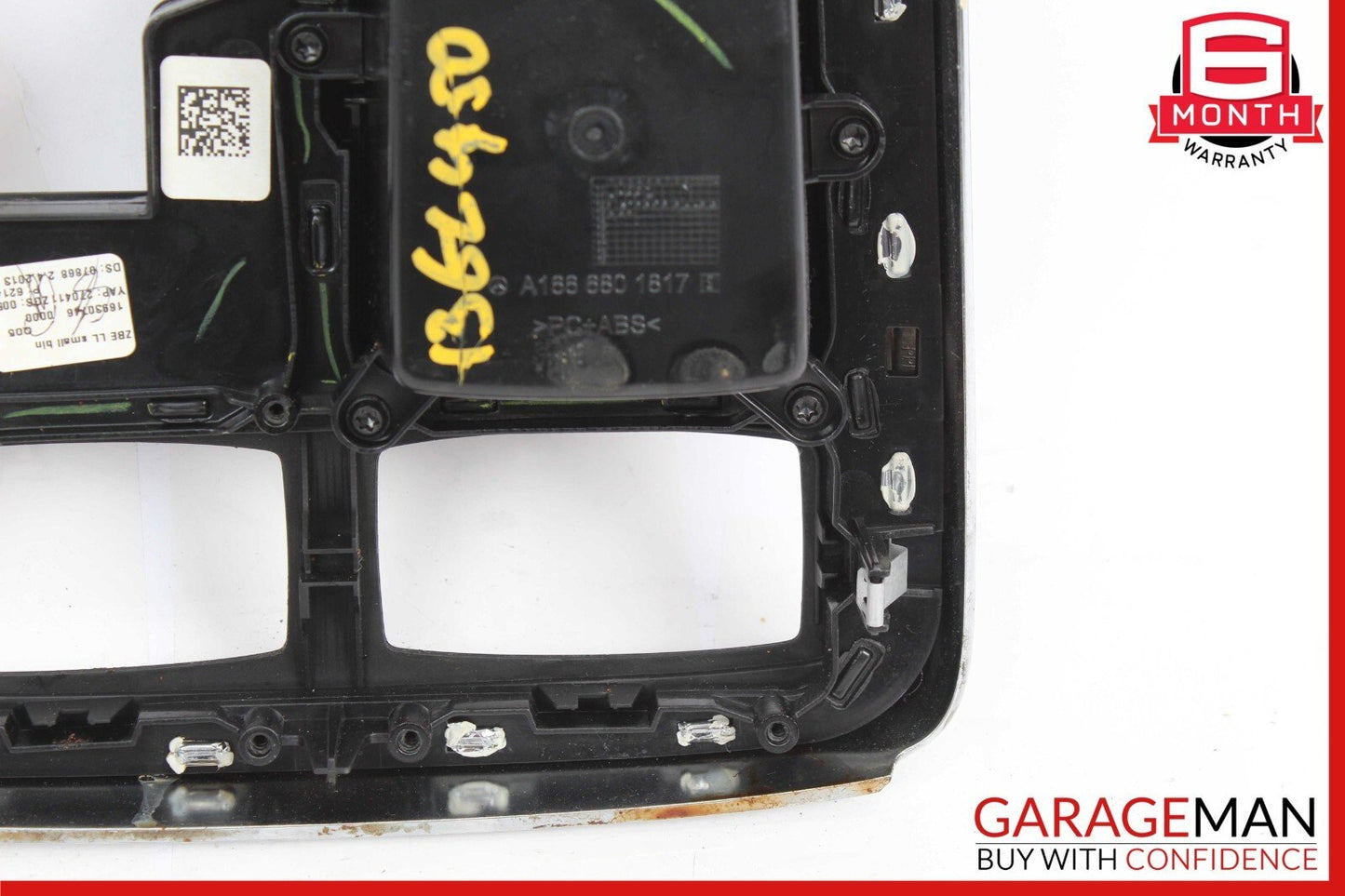 12-19 Mercedes X166 GL450 ML400 GLS550 Center Console Bezel Trim Black OEM