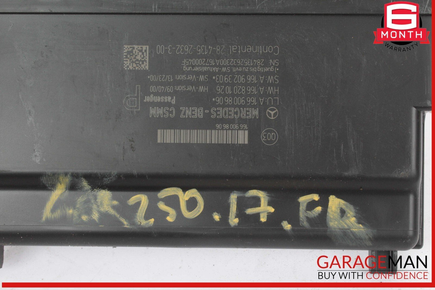 13-18 Mercedes W117 CLA250 GL450 GL550 Front Right Side Seat Control Module OEM