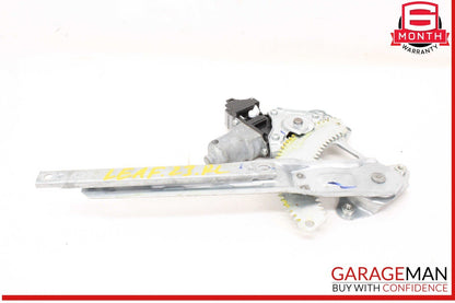 13-24 Nissan Leaf Rear Left Driver Side Window Regulator w/ Motor OEM
