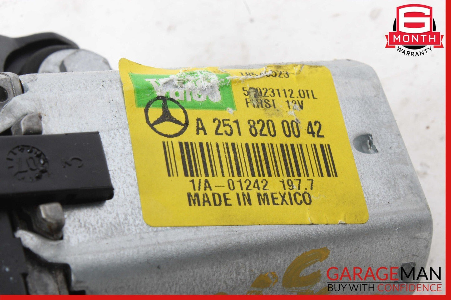 06-19 Mercedes W164 GL450 ML350 Rear Glass Windshield Wiper Motor 2518200042 OEM
