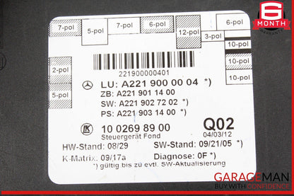 07-13 Mercedes W221 S550 S400 Rear Right or Left Side Door Control Module OEM