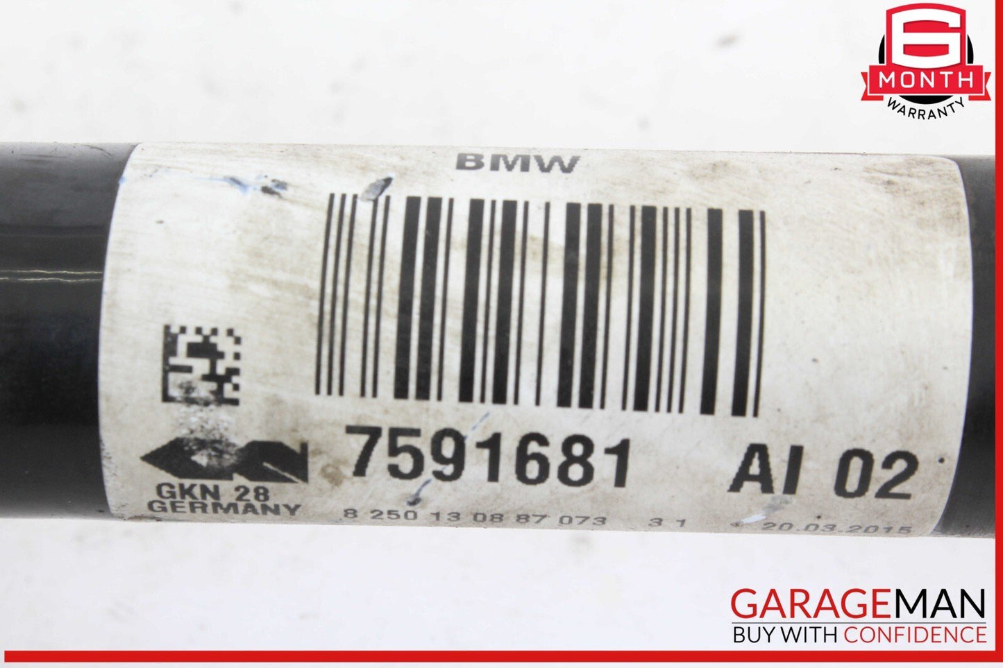 12-15 BMW X1 E84 Front Left Driver Side CV Axle Shaft 7591681 OEM