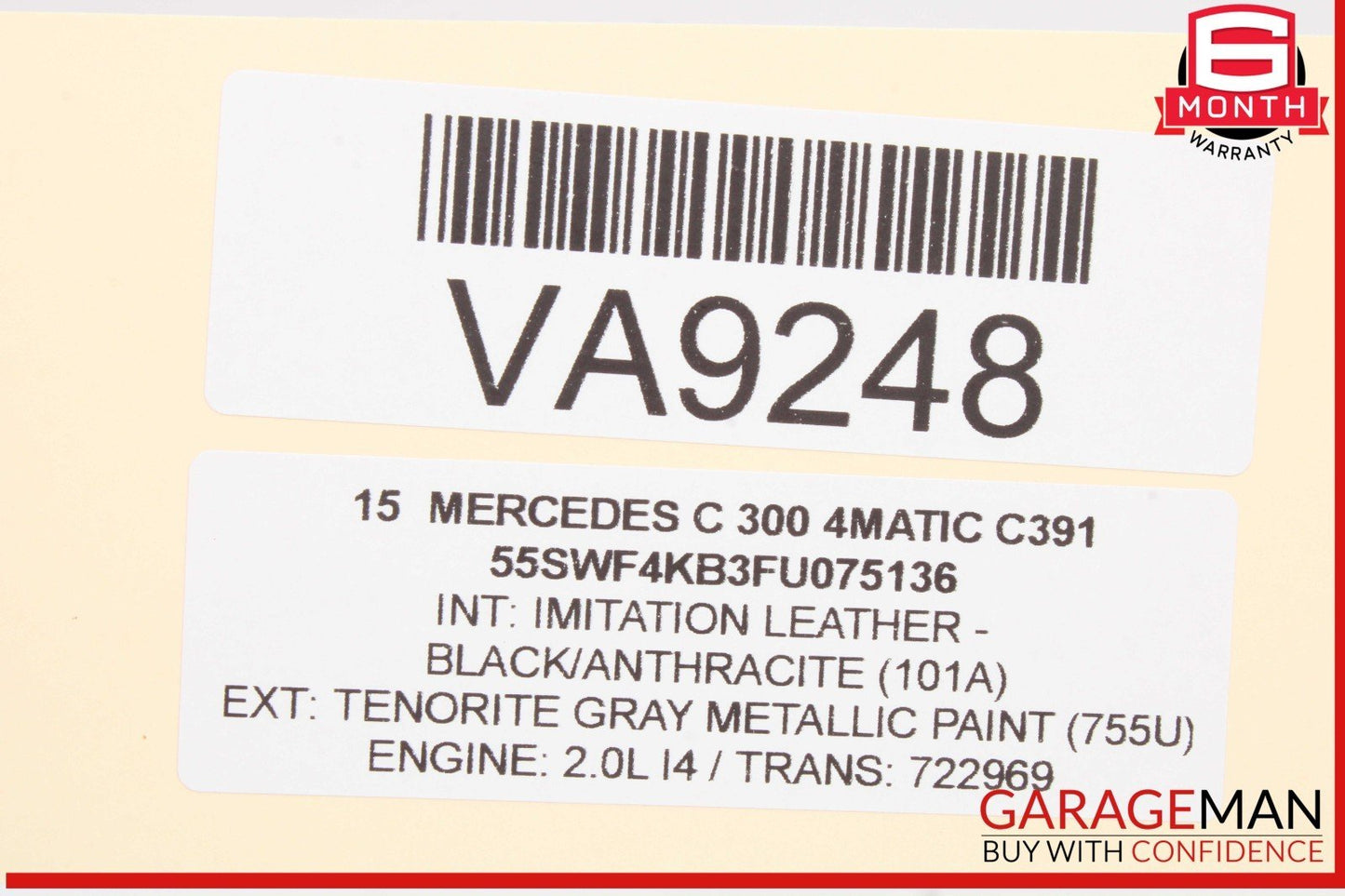 15-20 Mercedes W205 C300 4MATIC Front Right Side Seat Control Switch Module OEM