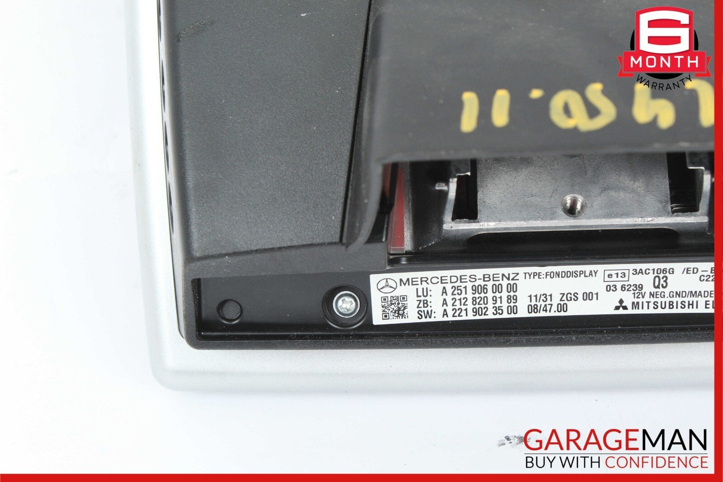 09-13 Mercedes  X164 GL450 ML550 Left / Right Headrest Screen Monitor Display