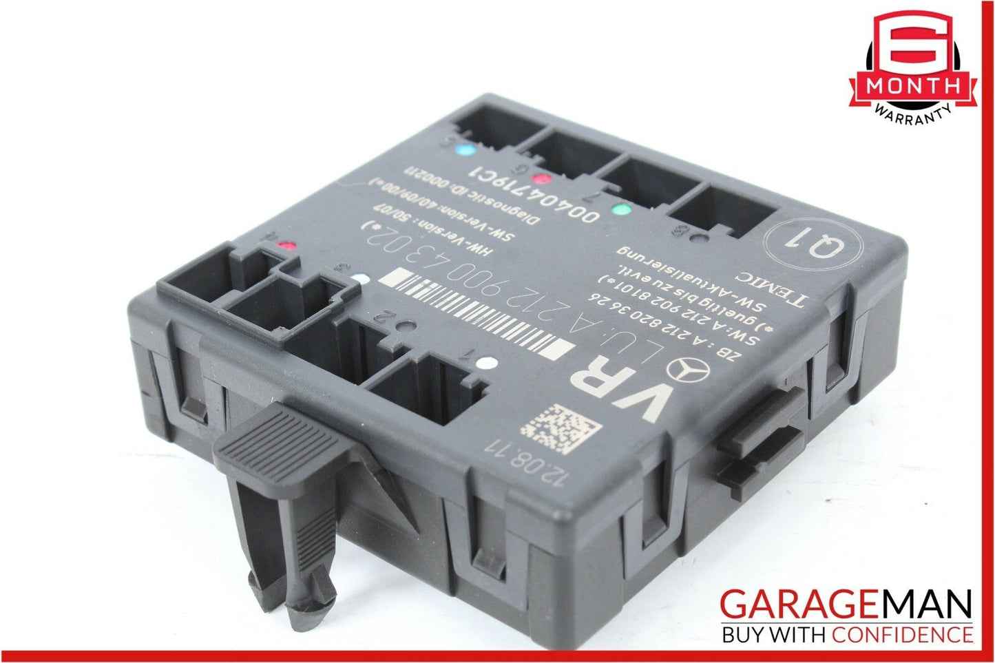 08-15 Mercedes C250 C63 AMG Front Right Passenger Side Door Control Module Unit