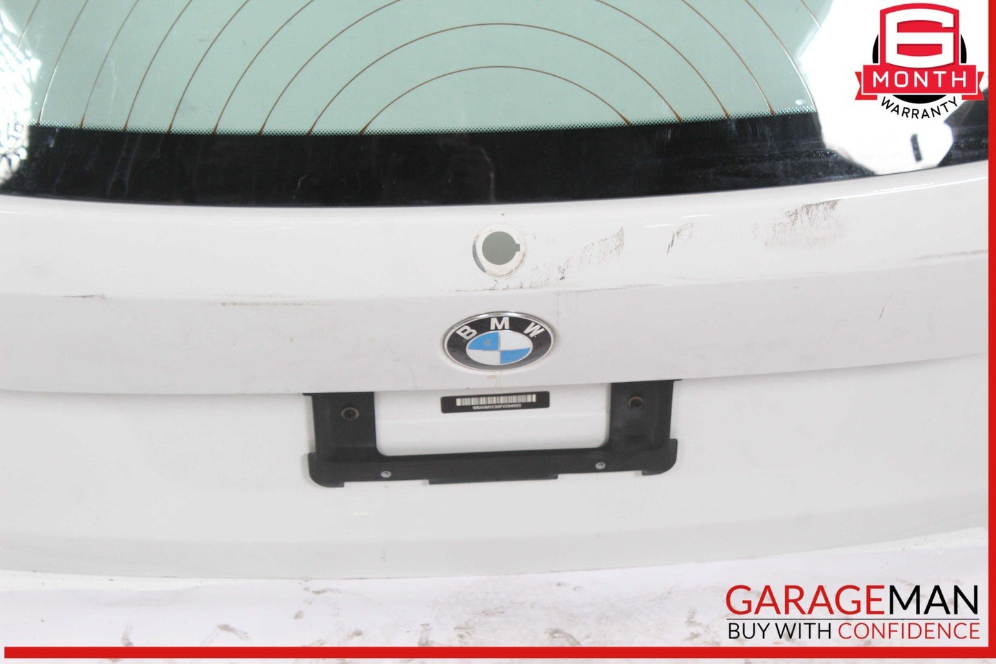 12-15 BMW X1 E84 Trunk Hatch Lid Tailgate Assembly White OEM