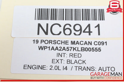 19-23 Porsche Macan 95B Front Windshield View Camera 95B980654A OEM