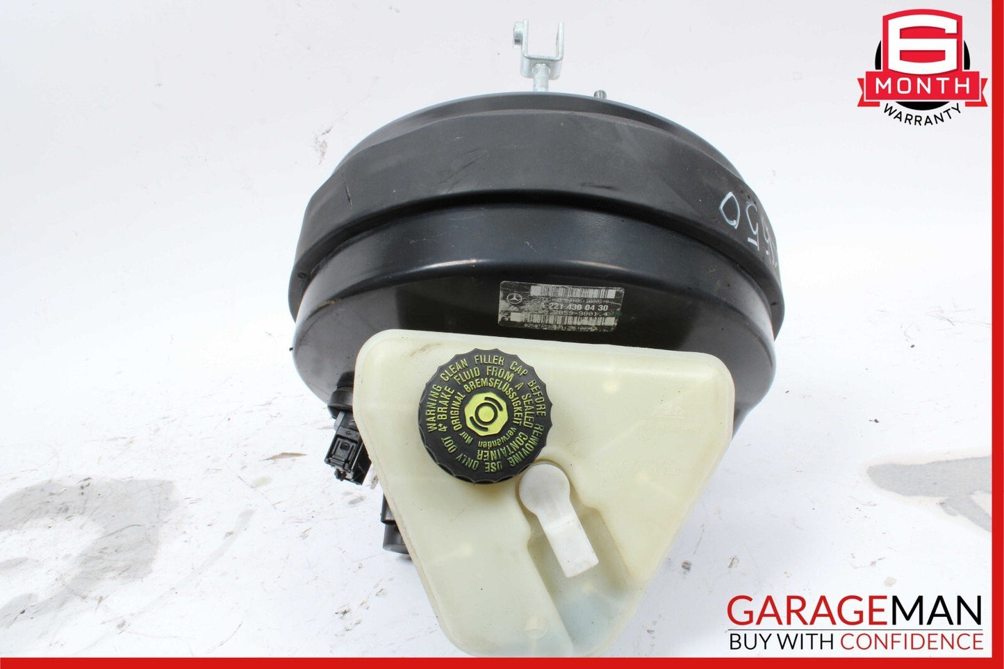 07-09 Mercedes W221 S550 S63 CL550 Brake Booster Master Cylinder 2214300430 OEM