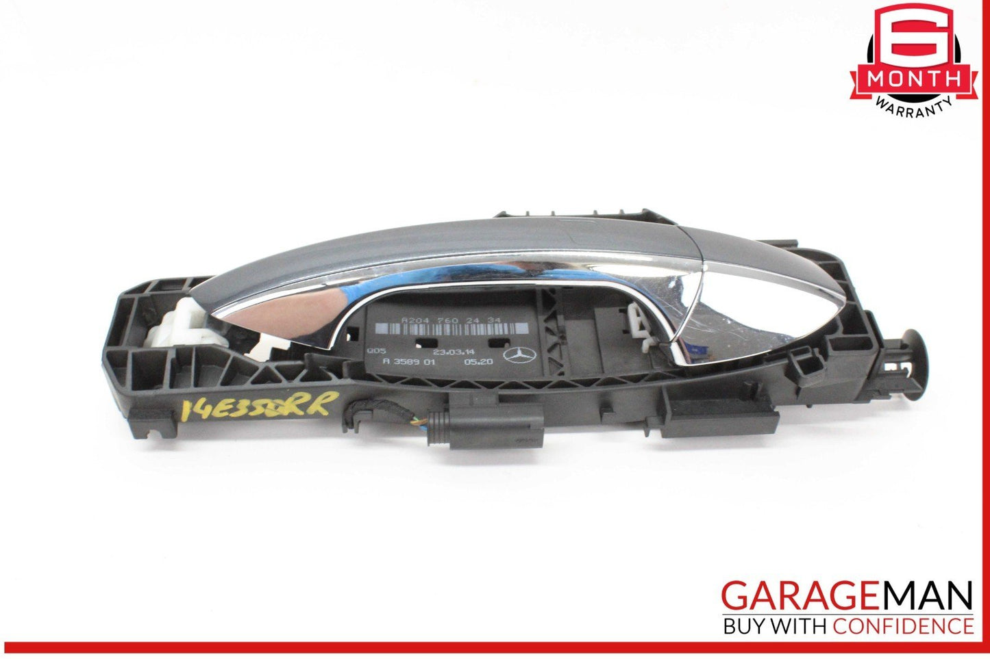 14-16 Mercedes W212 E350 E250 Right Passenger Side Exterior Door Handle Gray OEM