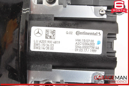 15-20 Mercedes W205 C300 Center Console Multi Function Switch Control OEM
