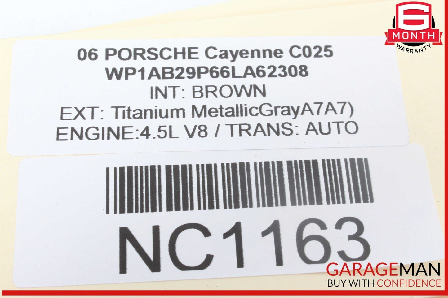 03-06 Porsche Cayenne 955 ECU ECM Engine Control Module Unit OEM