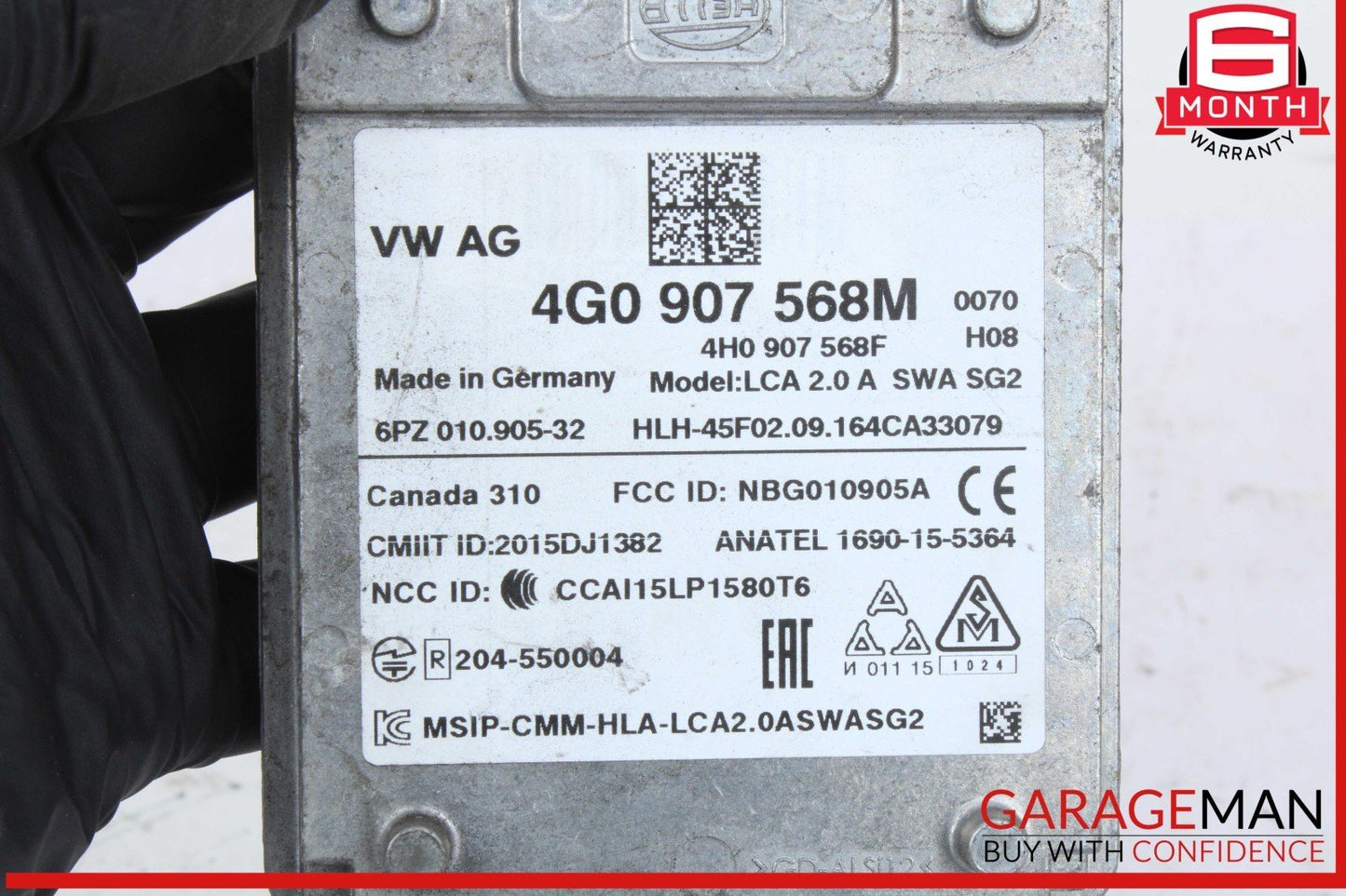 12-18 Audi A7 A6 Rear Left Driver Side Lane Assist Blind Spot Radar Sensor OEM