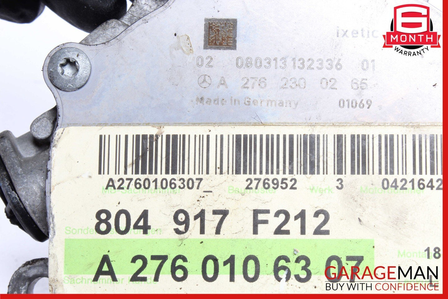 12-18 Mercedes W212 E350 SLK350 Engine Motor Brake Vacuum Pump 2762300065 OEM