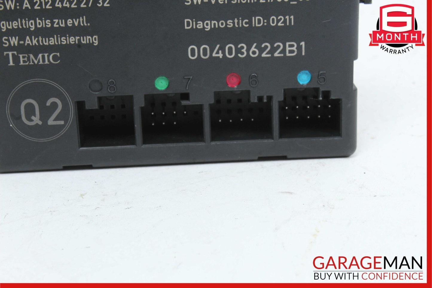 08-18 Mercedes C300 GLK350 E550 C250 Front Left Side Door Control Module Unit