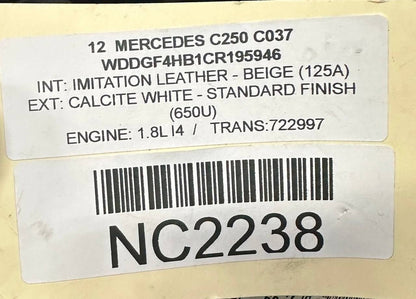 10-17 Mercedes W204 C250 C300 Sirius Satellite Radio Receiver 2128706489 OEM