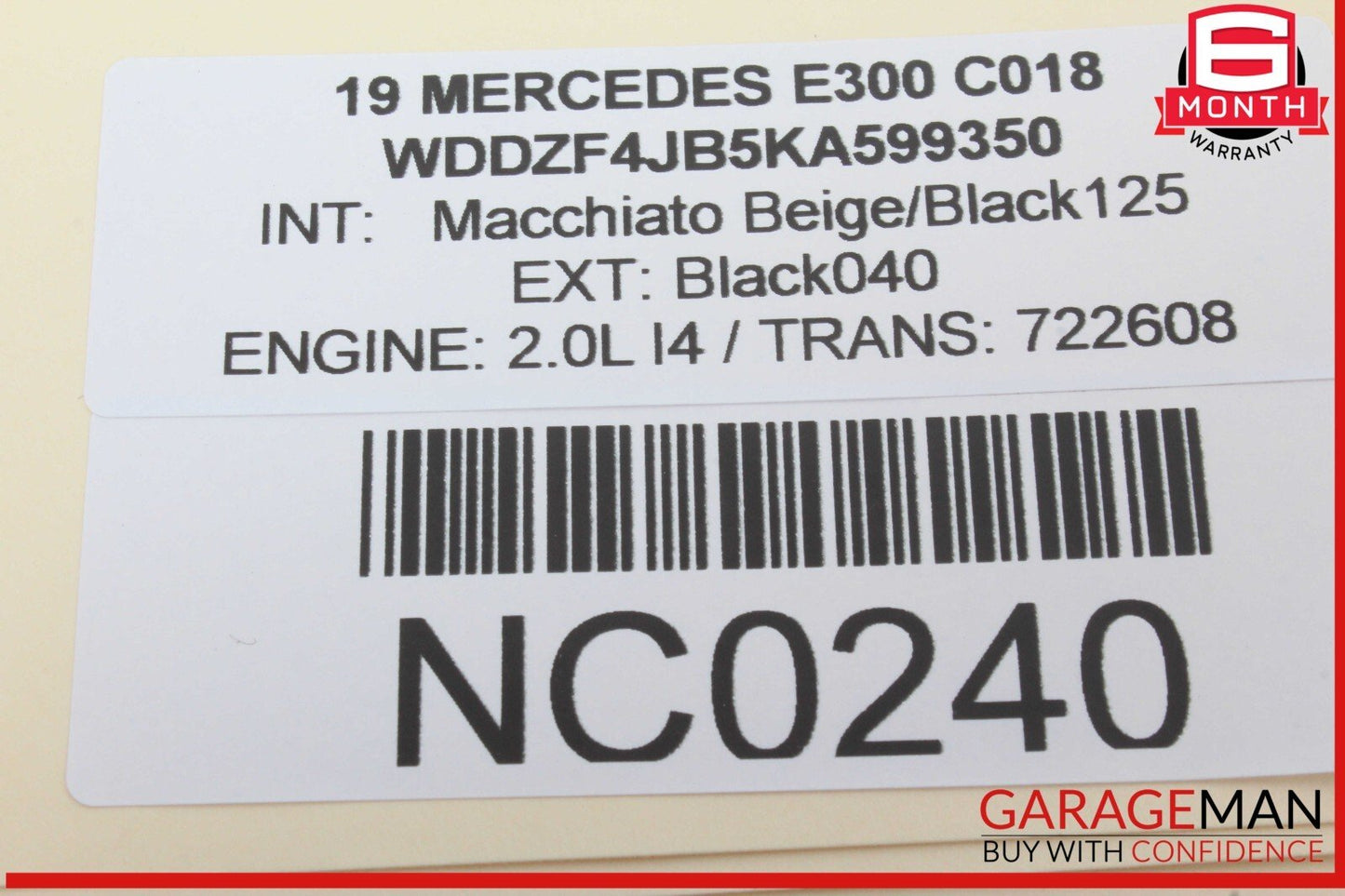19-23 Mercedes W213 E300 Front Right Passenger Side Door Control Module Unit