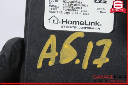 12-18 Audi A6 A7 Q5 SQ5 Garage Door Homelink Control Module Unit 4G0907410A OEM