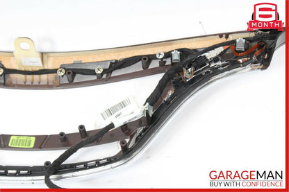 07-09 Mercedes W221 S550 S600 Dashboard Center Trim Bezel Cover Panel Wood