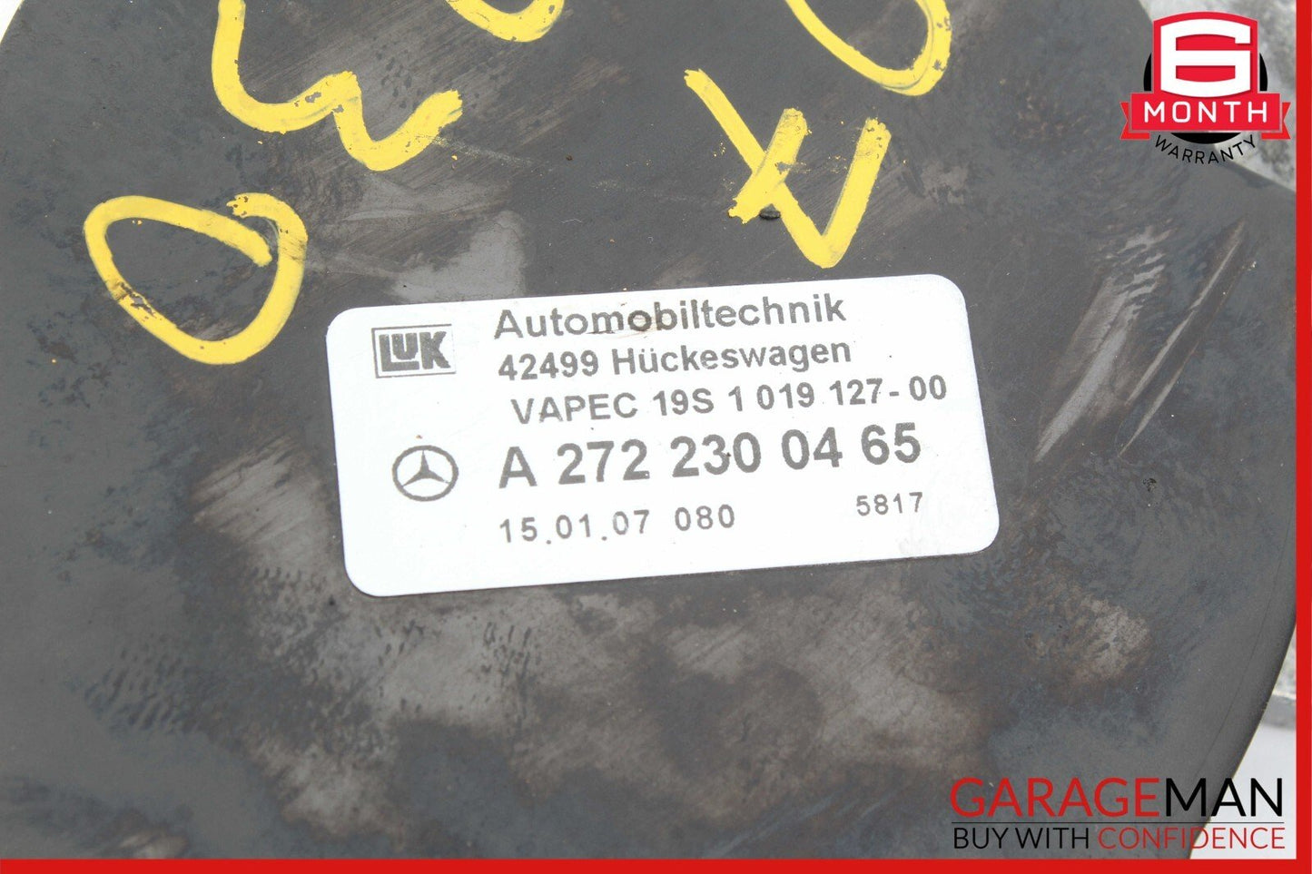 06-11 Mercedes W203 C230 E350 Engine Motor Brake Vacuum Pump 2722300465 OEM