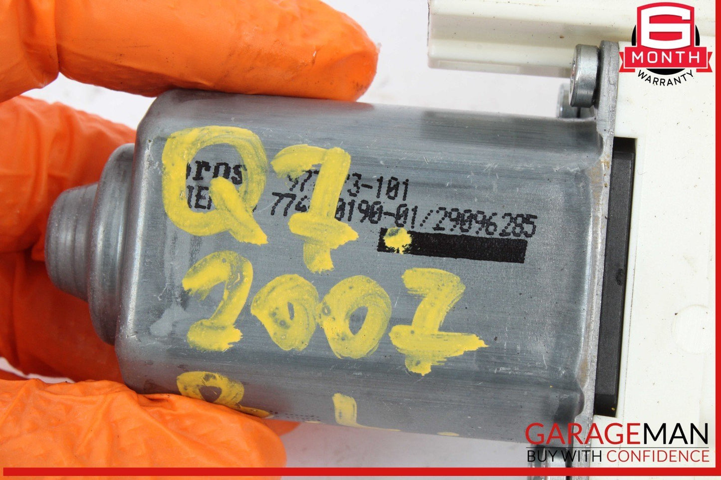 07-15 Audi Q7 Rear Left Driver Side Window Regulator Motor 4L0959801B OEM
