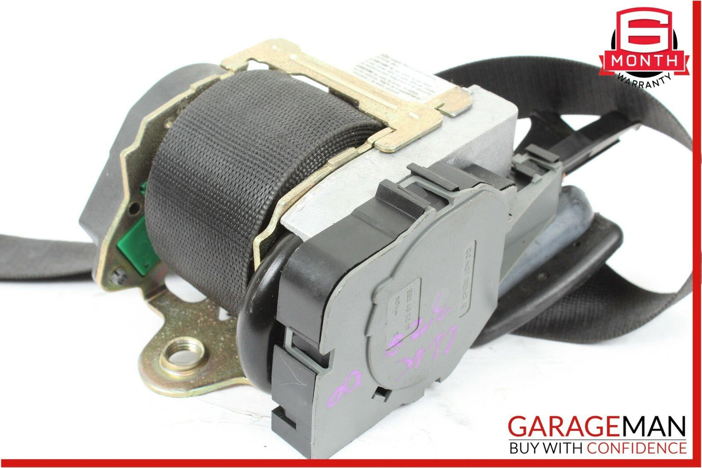 97-03 Mercedes W208 CLK430 CLK55 Front Right Passenger Seatbelt Seat Belt Black